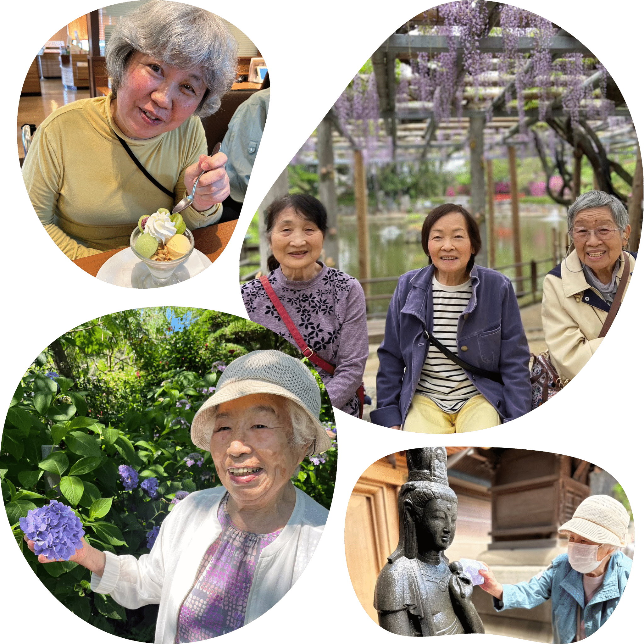 各種プログラムを実践する様子の写真